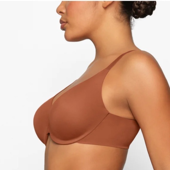 Skims Smoothing Intimates Underwire Bras UNLINED FULL COVERAGE BRA in Bronze 44A - Picture 4 of 5